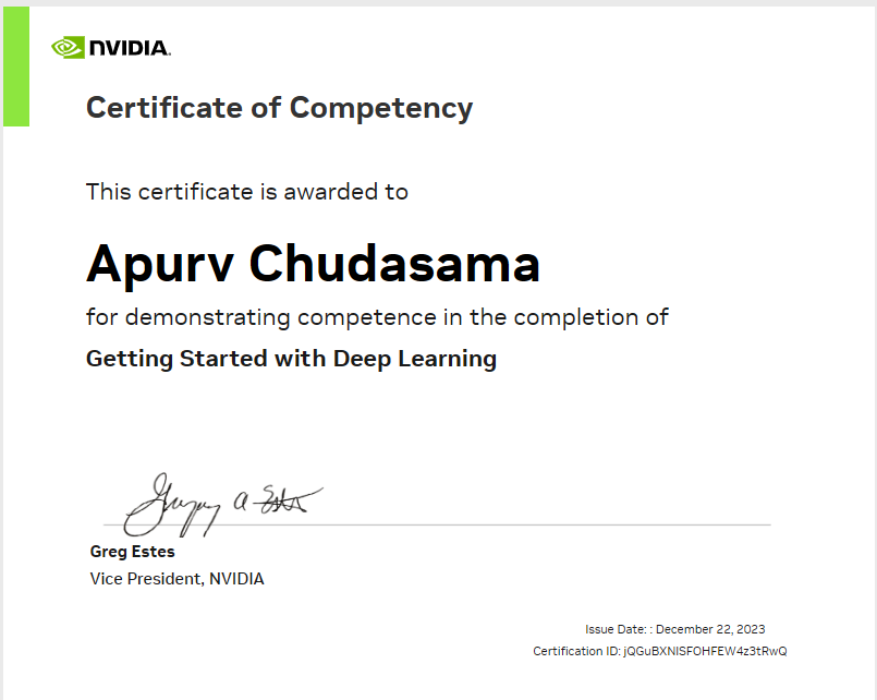 Introduction to Deep Learning